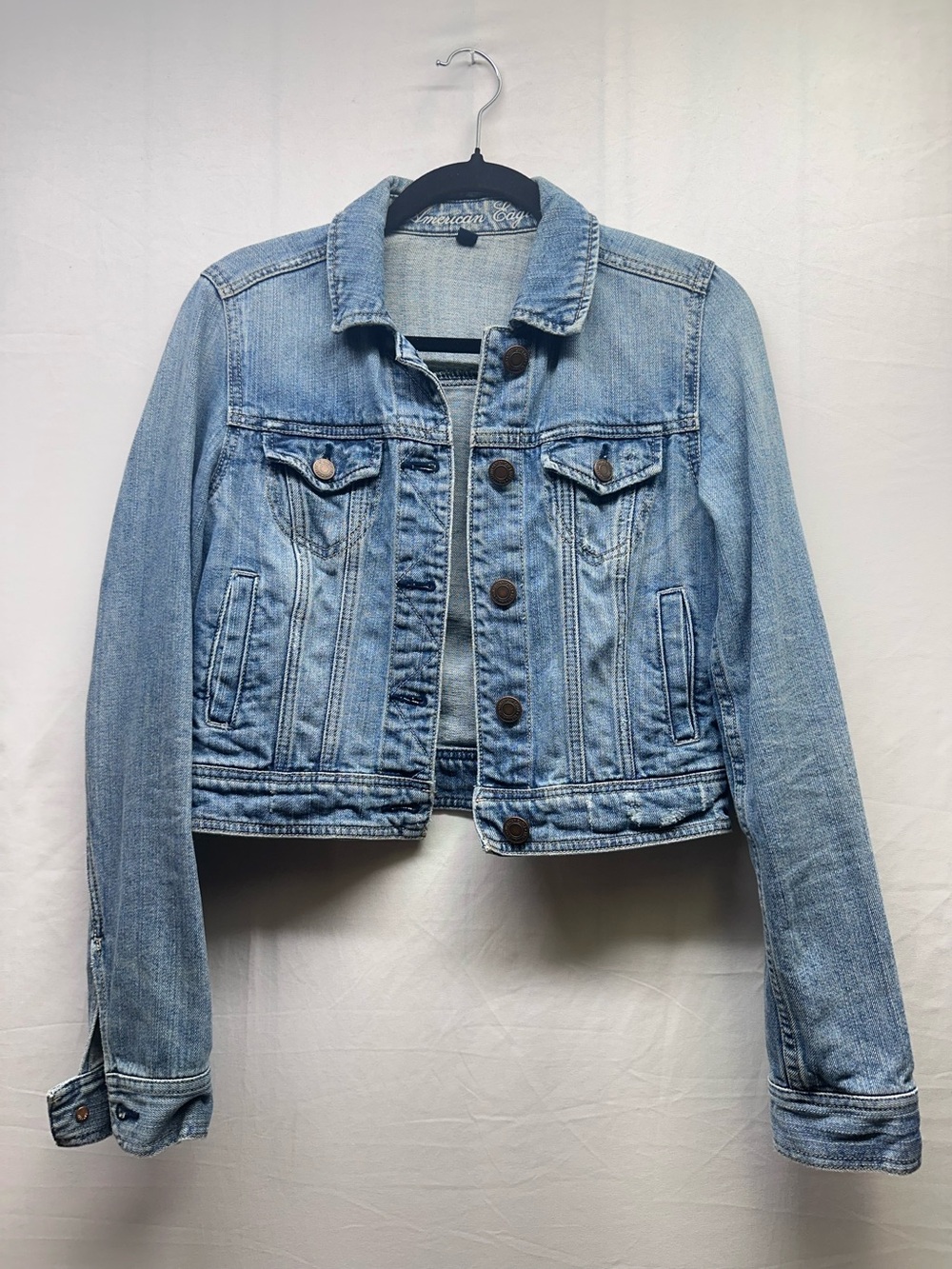American Eagle Cropped Debim Jacket